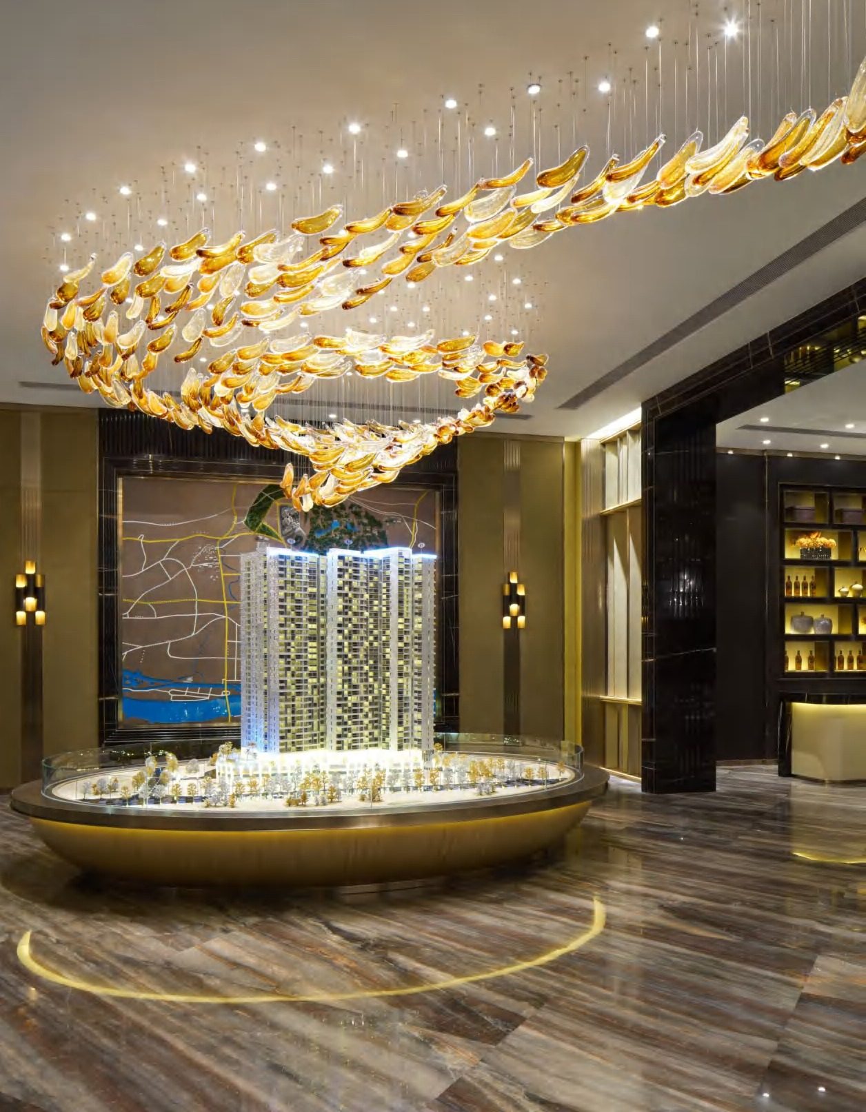 Luxury architectural lighting in Chennai by The Stellar Kraft
